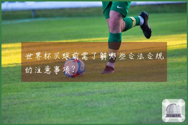 世界杯买球前需了解哪些合法合规的注意事项？